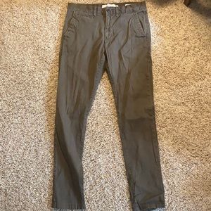 L.O.G.G. H&M skinny fit brown pants